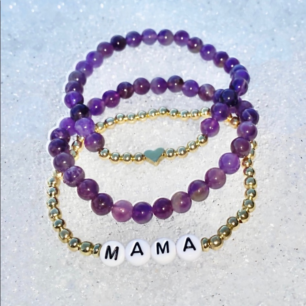 Amethyst stone bracelet